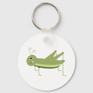 Green Grasshopper Keychain