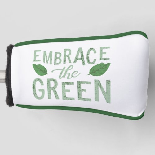 Green Gratitude Golf Head Cover