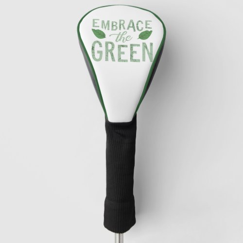 Green Gratitude Golf Head Cover