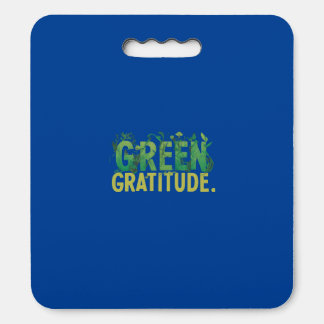 Green Gratitude Seat Cushion