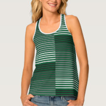 Green, Gray, Black, White Stripes