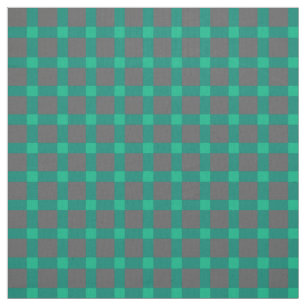 Green gray , plaid fabric