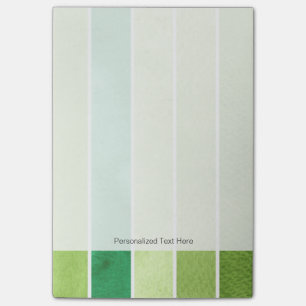 green great watercolor background - watercolor post-it notes