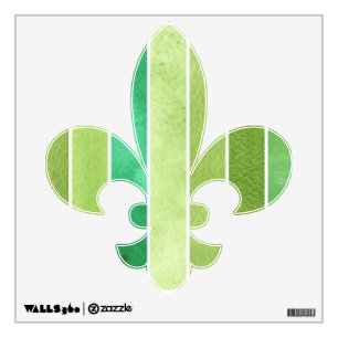 green great watercolor background - watercolor wall sticker