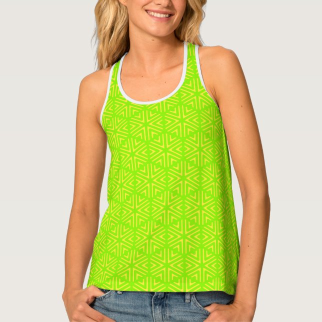 Green greed   tank top (Front)