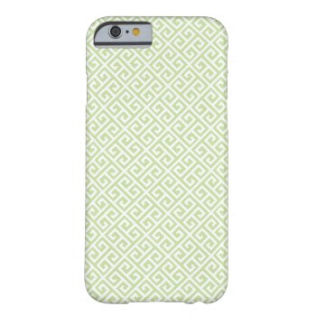 Green Greek Key Pattern Iphone 6 Case by EnduringMoments at Zazzle