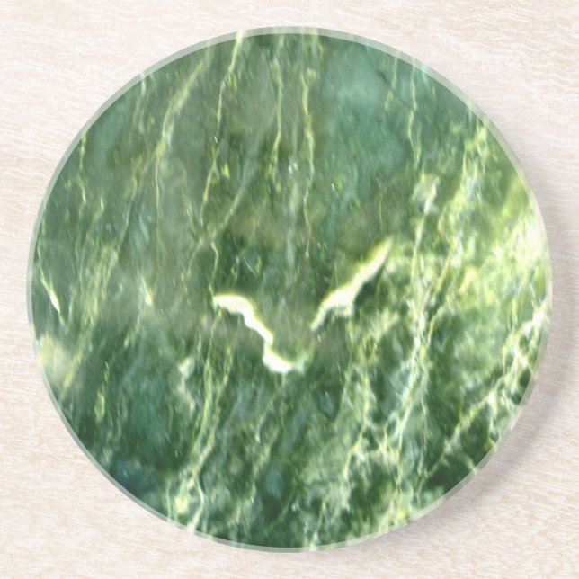 Green Green Alpi Marble Coaster (Front)