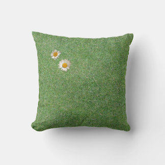 Green Green Grass Throw Pillow