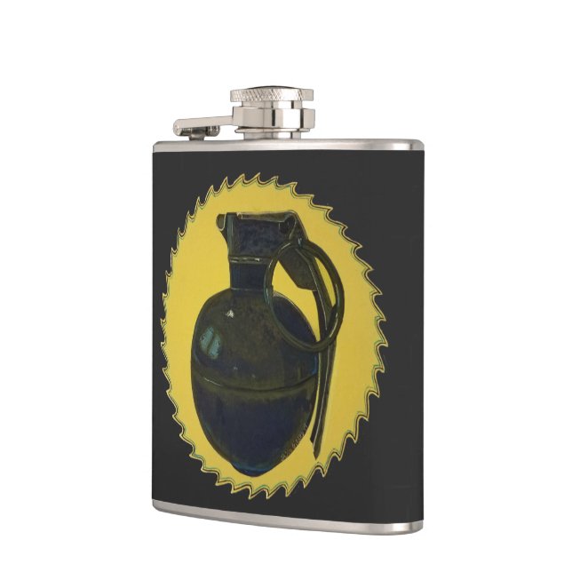 Green Grenade Flask (Left)
