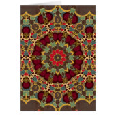 Green, Grey, Red Kaleidoscope Design (Front)