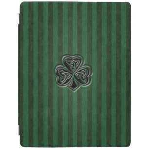 Green grundge trendy Irish lucky shamrock iPad Smart Cover