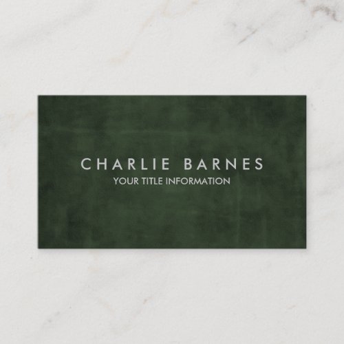 Green Grunge Business Card