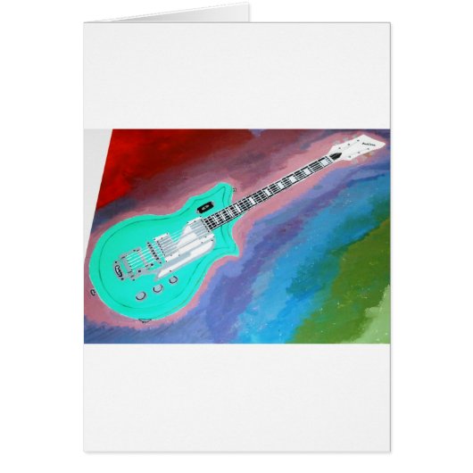 Green Guitar Cards (Front)