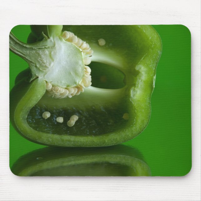 Green Half Mouse Pad (Front)