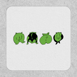 Green Hamster Butts Patch