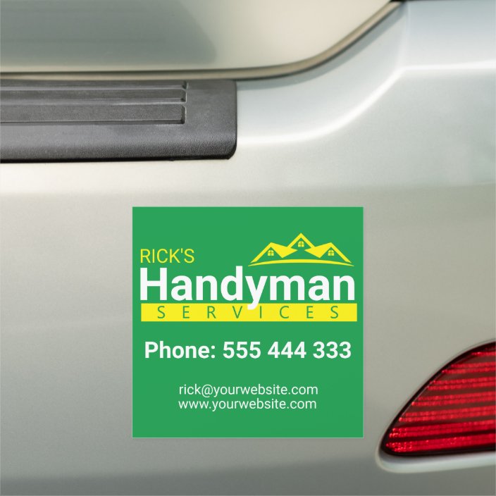 Green Handyman Business Car Home Business