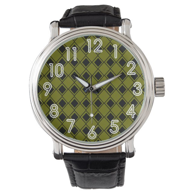 Green Harlequin  Watch (Front)