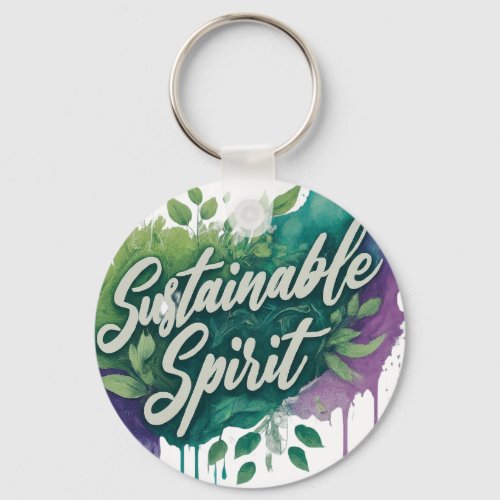 Green Harmony A Sustainable Spirit Keychain