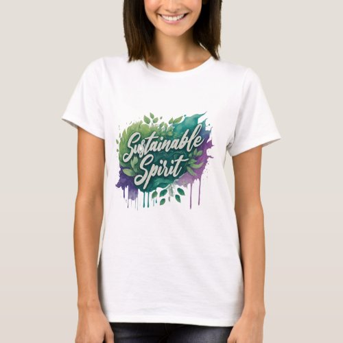 Green Harmony A Sustainable Spirit T_Shirt