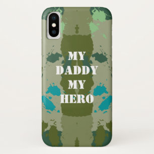Green Harmony Abstract Pattern iPhone X Case