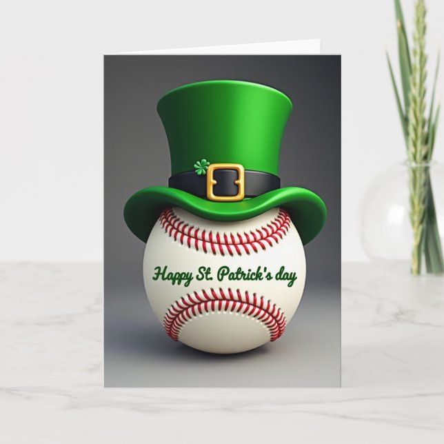 Green Hat Baseball Card (Front)