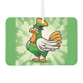 Green hat chicken air freshener