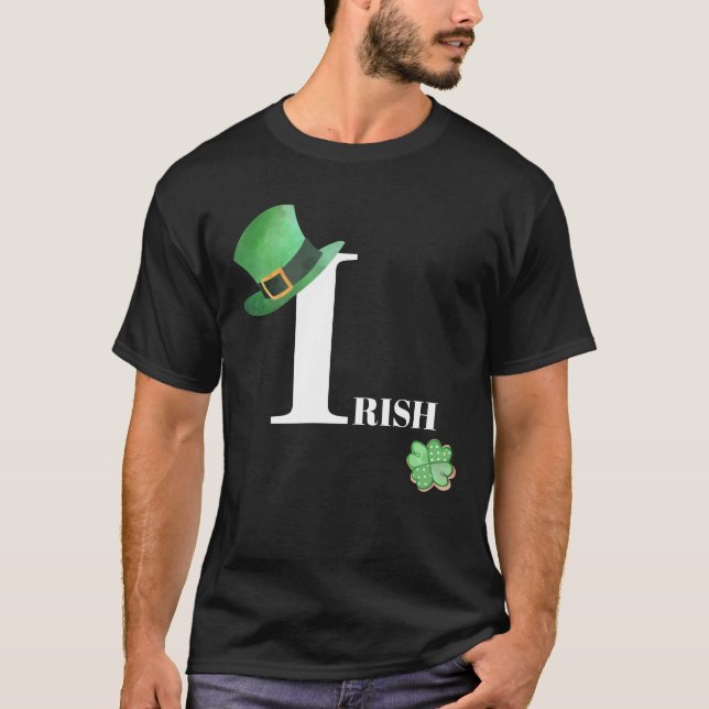 *~* Green Hat IRISH IRELAND Leprechaun  T-Shirt (Front)