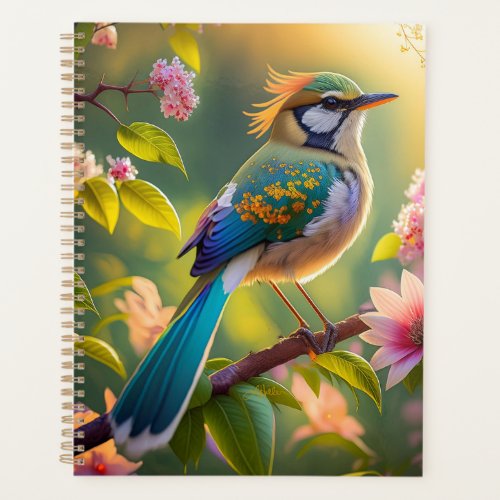 Green Headed Teal Winged Fantasy Bird Planner