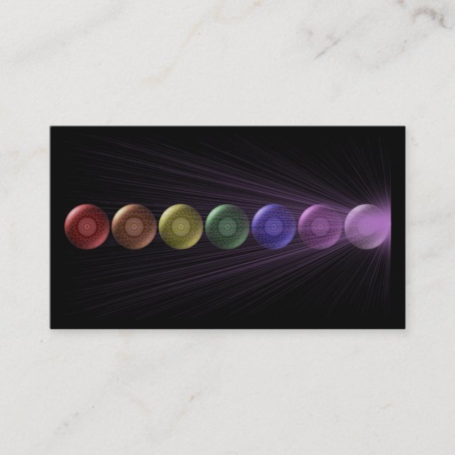 Green Heart Chakra Business Card (Front)