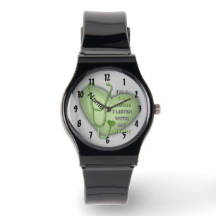 Green Heart CNA Nurse Watch