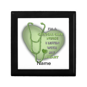 Green Heart Critical Care Nurse Gift Box