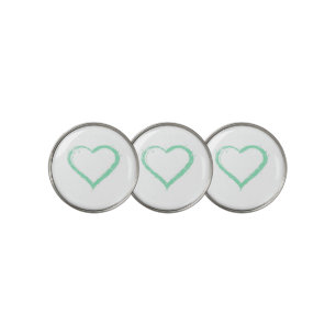 Green Heart Essential  Golf Ball Marker