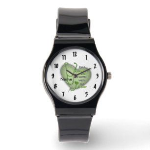 Green heart Geriatric Nurse Watch