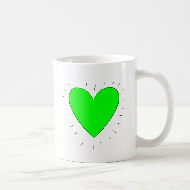 Green Heart - Mug (Right)