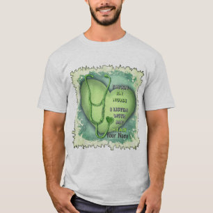 Green Heart RN Registered Nurse T-Shirt