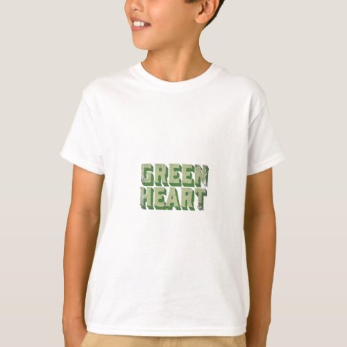 Green Heart T_Shirt