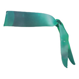 Green Heart Tie Headband