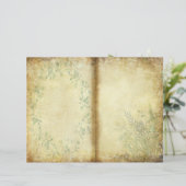 Green Herbs Wild Meadow Nature Journal Page (Standing Front)