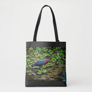 Green Heron (Butorides virescens) Tote Bag