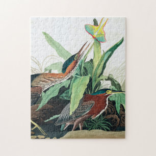 Green Heron by John James Audubon Jigsaw Puzzle