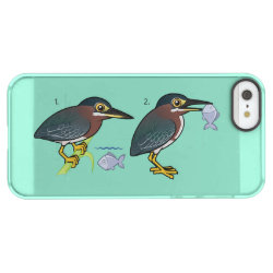 Green Heron Hunting Technique Uncommon iPhone 5/5s Clearly™ Deflector Case