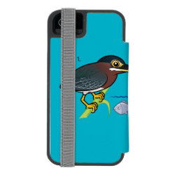 Green Heron Hunting Technique Incipio Watson™ iPhone 5/5s Wallet Case