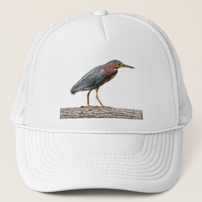 Green Heron Trucker Hat (Front)