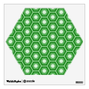 Hexagon Wall Decals & Stickers | Zazzle