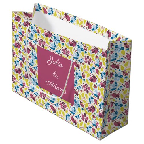 Green Hibiscus Bloom Gift Bag