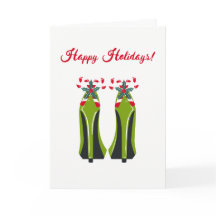 Green High Heels with Candy Canes