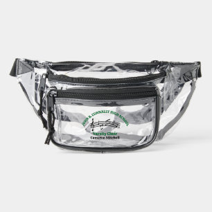 Green High School Choir Personalized Clear Fanny Pack