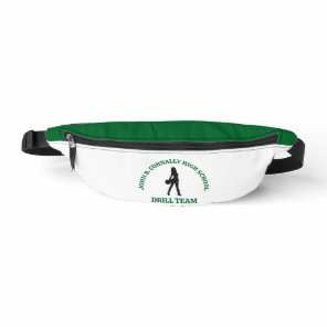 Green High School Drill Team Dancer Personalized Fanny Pack