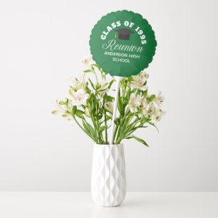 Green High School Reunion Personalized Party Balloon