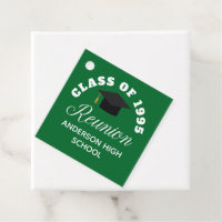 Green High School Reunion Personalized Party